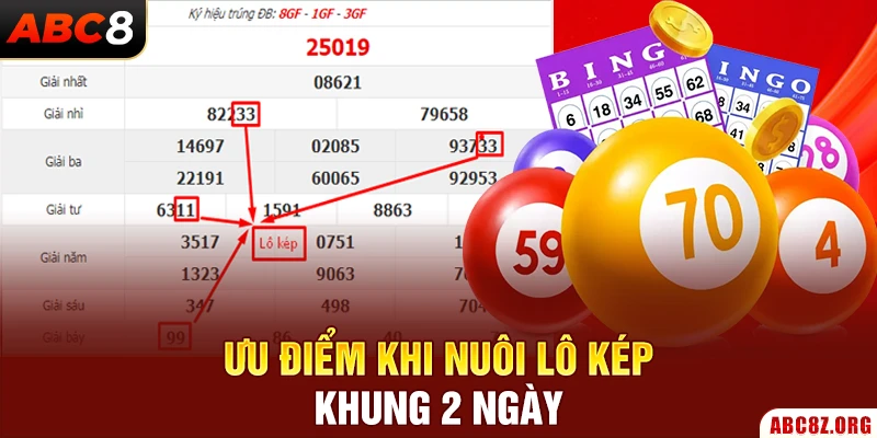 Lợi thế khi nuôi lô kép khung 2 ngày